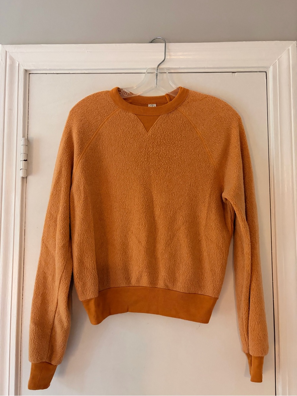 Alternative Women's Scoop Neck Fleece Sweatshirt - Orange